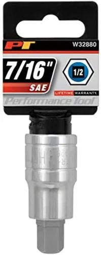 Miniatura 7 de Performance Tool W32990 1/2 Drive Hex Bit Socket, 0.787 in