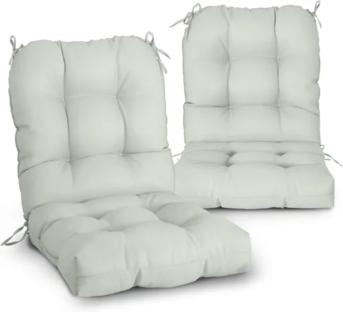 Miniatura 14 de EAGLE PEAK Cojín Acolchado para Silla de Exterior/Interior para Asiento/Respaldo, Juego de 1, 42'' x 21'', Azul Claro