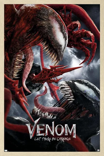 Miniatura 14 de Trends International Marvel Venom: Let There be Carnage - Póster de pared de batalla de una hoja, 14.725 x 22.375 pulgadas, versión enmarcada
