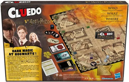 Miniatura 7 de Hasbro Gaming Clue: Wizarding World Harry Potter Edition Juego de mesa Juegos familiares para niños, adolescentes y adultos Juegos misteriosos