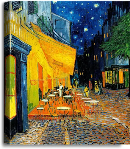 Miniatura 205 de A&T ARTWORK Noche estrellada sobre el Ródano de Vincent Van Gogh. Tamaño del marco: 36 x 30 pulgadas, tamaño de la imagen: 30 x 24 pulgadas