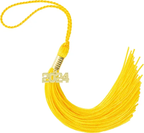 Miniatura 440 de Borla de graduación Aqua 2022, todos los colores escolares disponibles, fabricada en Estados Unidos