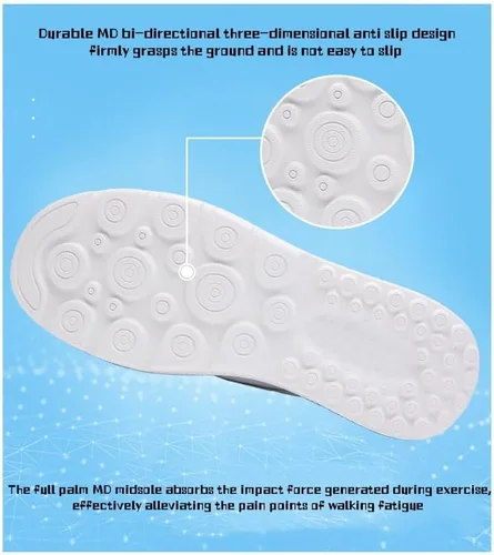 Miniatura 7 de Zapatos de enfermería ligeros y antideslizantes para mujer, cómodos zapatos de trabajo con cordones, zapatos de trabajo de enfermería, cuidado