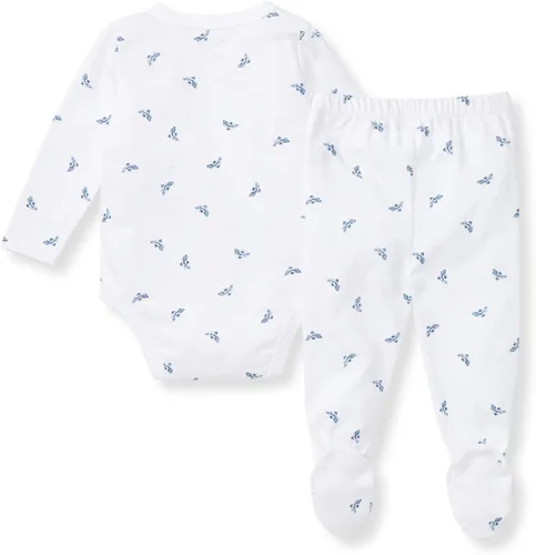 Miniatura 2 de Burt's Bees Baby Conjunto de mameluco y pantalón unisex, 100% algodón orgánico