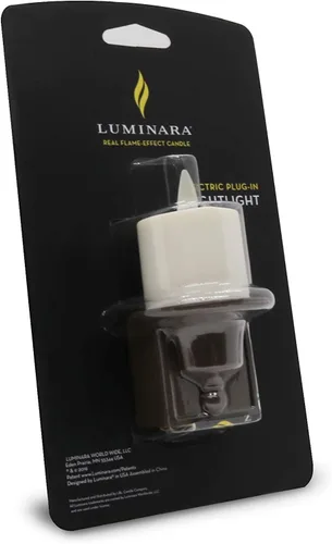 Miniatura 8 de Luminara Vela sin llama con luz de amanecer a atardecer, sensor automático de oscuridad, bronce, luz LED de pared para interiores con tecnología