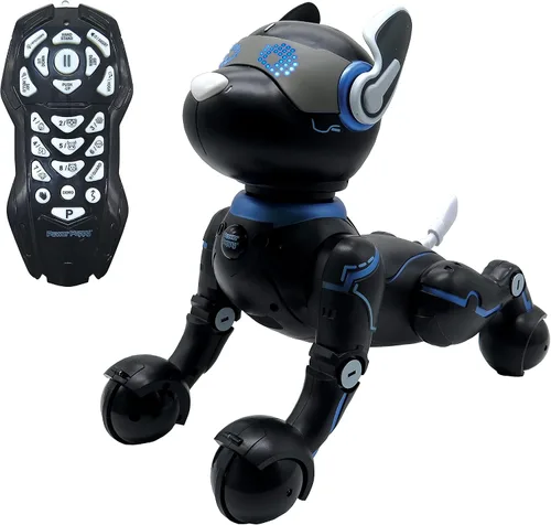 Miniatura 10 de LEXiBOOK Power Puppy - My Smart Robot Dog - Robot programable con control remoto, función de entrenamiento, baila, canta, efectos de luz, batería