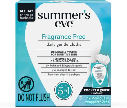 Miniatura 18 de Summer's Eve Blissful Escape - Toallitas femeninas, fórmula suave con pH equilibrado que ayuda a controlar el olor vaginal, toallitas envueltas
