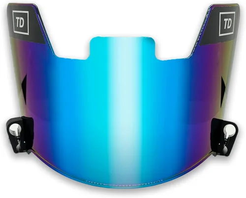 Miniatura 4 de TD Sports - Visera de fútbol para niños, jóvenes y adultos, protección ocular para casco y máscara facial