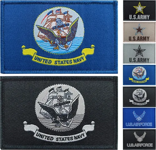 Miniatura 8 de JBCD Paquete de 3 banderas del ejército – Banderas tácticas y del orgullo para ropa, sombrero y parche militar