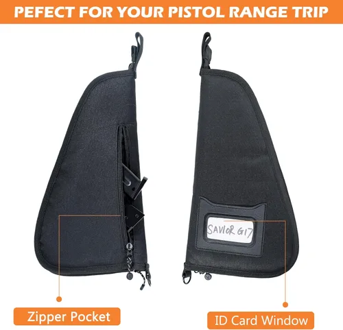 Miniatura 7 de Estuche suave para pistola para armas de mano - Estuches individuales para pistolas - Bolsa para pistola - Estuche para armas de mano con cierre