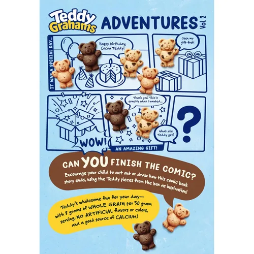 Miniatura 15 de Teddy Grahams Snacks Graham de chocolate, 6 cajas de 10 onzas