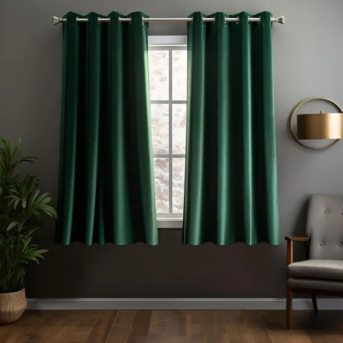 Miniatura 25 de Juego de 2 paneles de cortinas de terciopelo negro, cortinas súper suaves con ojales para decoración de sala de estar y dormitorio, reducción