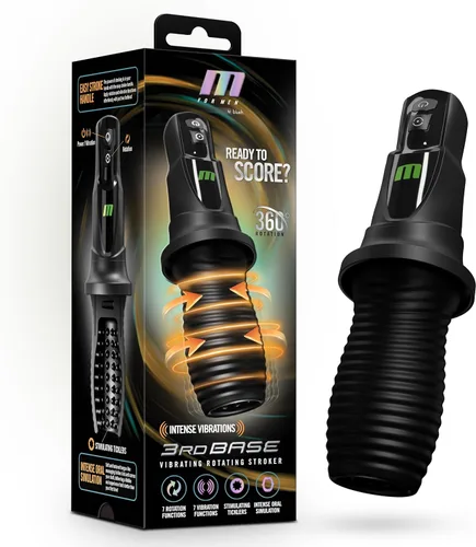 Miniatura 10 de Blush M - Masturbador masculino automático de 10 pulgadas para hombre, 7 modos de vibración, rotación de 360°, Turbo Climax Boost, cámara de coño