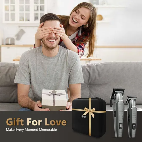 Miniatura 7 de Ufree - Cortapelo profesional para hombres con bolsa, juego de cortapelos y recortadores para hombres, juego de cortapelos de barbero, cortapelos
