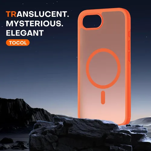 Miniatura 945 de TOCOL Funda para iPhone 11, compatible con Magsafe, protección completa de cámara, imanes integrados, protección contra caídas, funda translúcida
