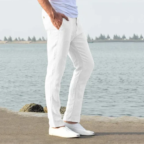 Miniatura 4 de tobchonp Pantalones de chef para hombre con bolsillo alto para hombre pantalones deportivos con entrepierna con letras y pantalones deportivos