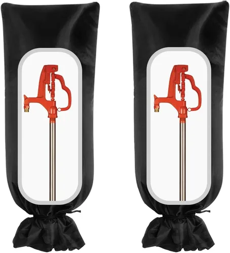 Paquete de 2 fundas para grifos para exteriores para invierno, 13 pulgadas de ancho x 25 pulgadas de alto, protector contra congelación para