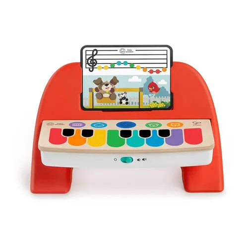 Miniatura 26 de Baby Einstein Strum Along Songs Magic Touch - Guitarra de juguete de madera con barra de Whammy, juguete de aprendizaje musical Montessori