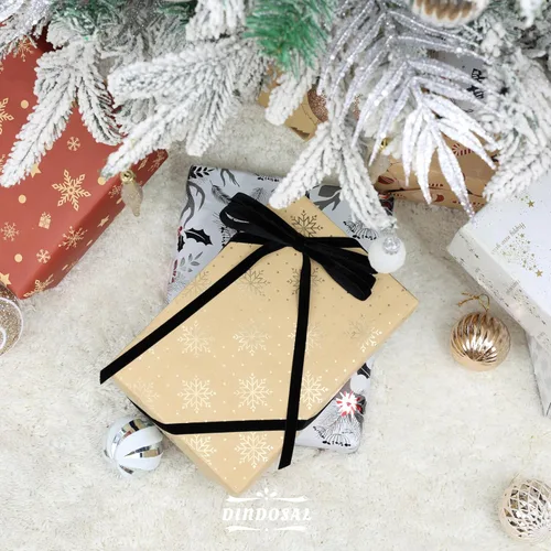 Miniatura 3 de Cinta de terciopelo negro de 3/8 pulgadas x 25 yardas, cinta fina de una sola cara para envolver regalos, bodas, lazos para el cabello, gargantilla