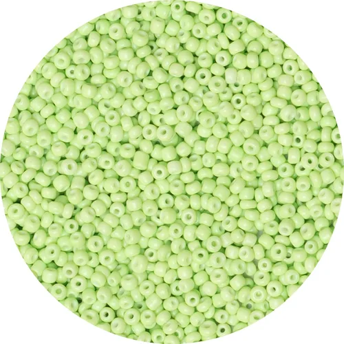 2000 cuentas de semillas de vidrio verde limón a granel, cuentas de poni de semillas 6/0 de 0.157 in para pulseras, collares, fabricación de joyas,