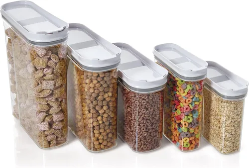 Miniatura 8 de Copco Contenedor de almacenamiento de cereales, 4.75 cuartos de galón, transparente