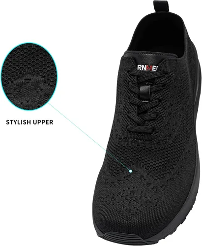 Miniatura 4 de LARNMERN Non Slip Work Shoes for Men Walking Running Sneakers Slip Resistant Casual Fashion Sports Tennis Shoe Kitchen Chef Food Service Slip on