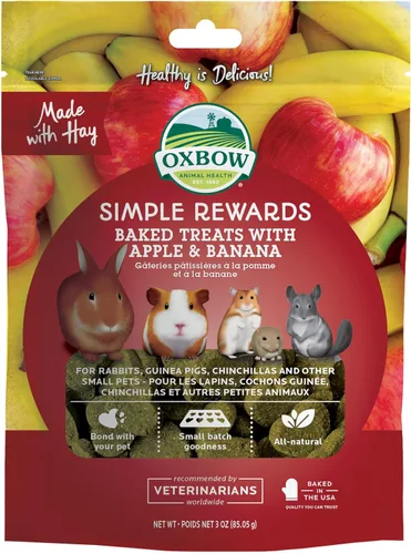 Miniatura 14 de Oxbow Animal Health Golosinas Vegetales Simples, Golosinas de Zanahorias y Pimiento para Conejos y Conejitos, Snack para Mascotas para Conejos