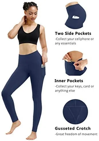 Miniatura 3 de Fengbay - Pantalones de yoga de cintura alta para mujer con control de abdomen, bolsillos y elasticidad en 4 direcciones, pantalones de yoga