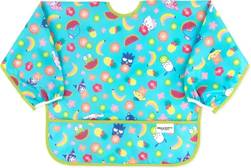 Miniatura 17 de Bumkins Sleeved Bib for Girl or Boy, Baby and Toddler for 6-24 Mos E1 Llama