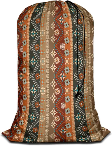 Miniatura 19 de Swono Grunge - Bolsa grande de ropa sucia para ropa sucia para cesta de lavandería, diseño de rayas patrióticas, estrellas envejecidas, lavable a