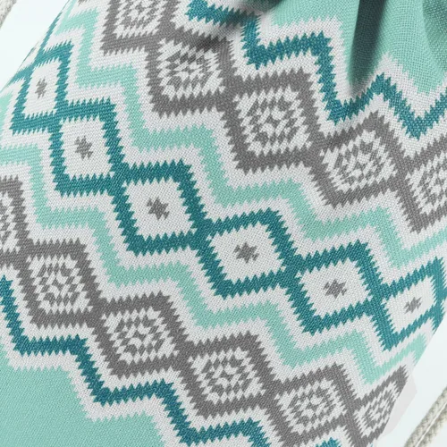 Miniatura 6 de Mochila con cordón Miomao estilo bohemia cadena bolsa lona playa deporte Daypack