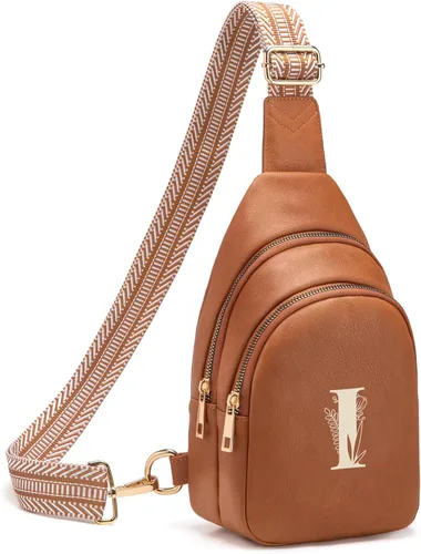 Miniatura 20 de Viverte Bolsas Cruzadas para Mujeres Bolso de Hombro Inicial Riñoneras Personalizadas Regalos para Mamá Mujer Esposa
