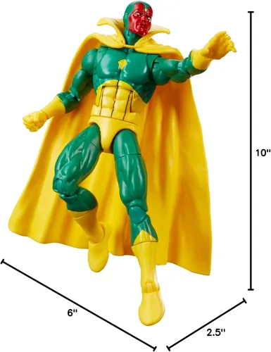 Miniatura 10 de Marvel Legends Series Vision, Comics Figura de acción coleccionable de 6 pulgadas