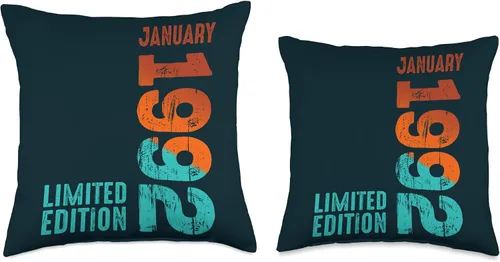 Miniatura 3 de 1992 Limited Edition 1992 January 1992 Year 1992 Retro 1992 Throw Pillow