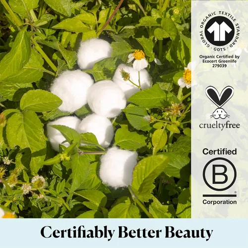 Miniatura 6 de Sky Organics Bolas de algodón jumbo para piel sensible, 100% algodón orgánico puro cultivado de forma sostenible, sin cloro, hipoalergénicas