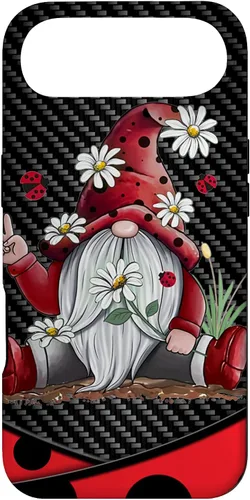 Miniatura 26 de Red Gnome Hippie Daisy Flowers Gnome Ladybugs - Christmas Case for iPhone 17