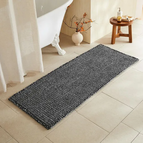 Miniatura 43 de TYUU Tapete de baño estilo gofre, tapete de baño bohemio, antideslizante, lavable, súper absorbente, de secado rápido, bonito tapete de baño