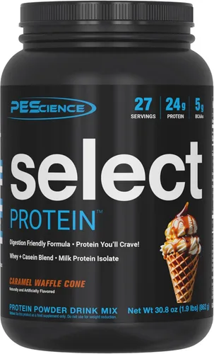 Miniatura 16 de PEScience Select Protein Powder, mezcla de suero y caseína, proteína limpia en polvo para mujeres y hombres, baja en calorías, baja