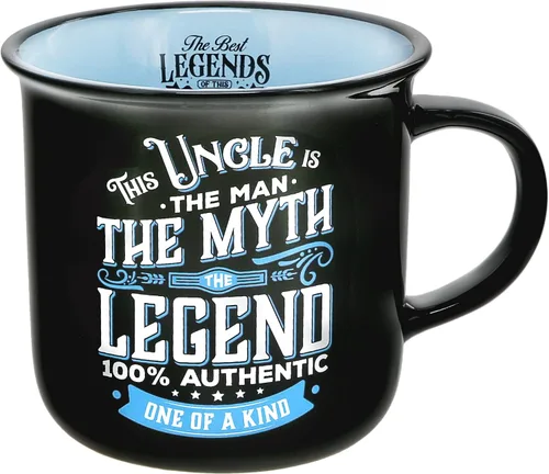 Miniatura 10 de Pavilion Gift Company - Dad The Legend - Taza de cerámica de 13 onzas, taza de café de doble cara, regalo del día del padre, 1 unidad, paquete de 1
