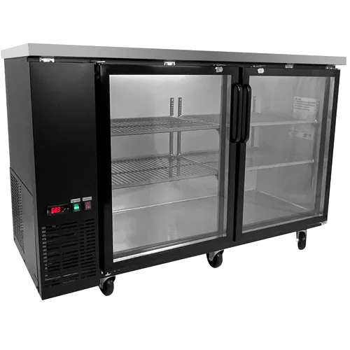 fse MBB-6024G Bar Refrigerador, 60.75 pulgadas de ancho x 24 pulgadas de profundidad x 35.5 pulgadas de alto, negro