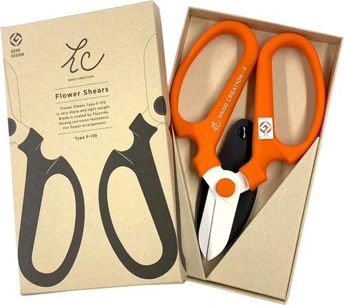 Miniatura 3 de Sakagen Flower Scissors Hand Creation F-170 (naranja, 6.693 in)