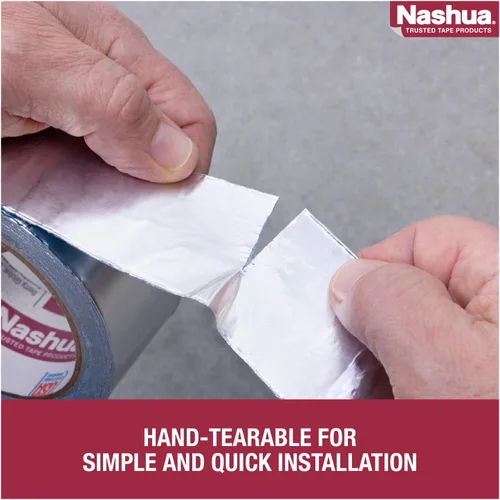 Miniatura 4 de Nashua cinta de aluminio para reparaciones impermeables, de 48 mm de ancho, 11 ml de grosor y 10 mm de longitud