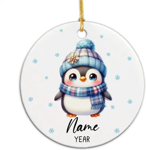 Miniatura 11 de Adorno personalizado de reno para la primera Navidad, adornos de cerámica de reno bebé para árbol de Navidad 2025, adorno de Navidad del primer