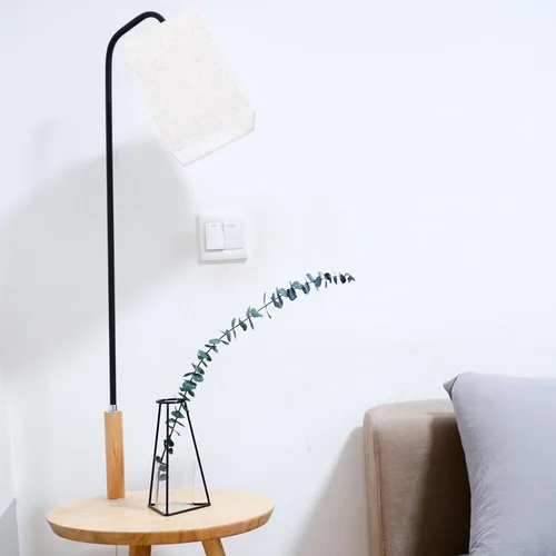 Miniatura 4 de Baluue Pantalla rectangular de lino de 7.87 x 5.51 x 5.51 pulgadas, cubierta de lámpara de mesa para lámparas de piso y escritorio, protección