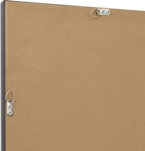 Miniatura 4 de Uttermost Verne - Espejo de pared rectangular con borde negro mate de 24 x 38 pulgadas