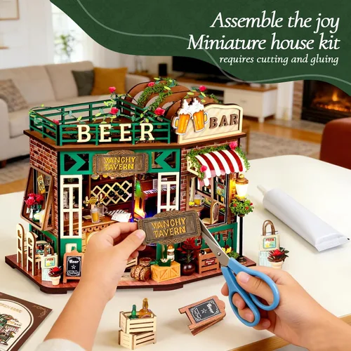 Miniatura 6 de Kit de casa en miniatura de Book Nook DIY