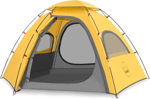 Miniatura 7 de KAZOO - Tienda de campamento para 2/4 personas, para exterior, impermeable, de fácil instalación, tienda de campaña para sombra para 2/3/4 personas