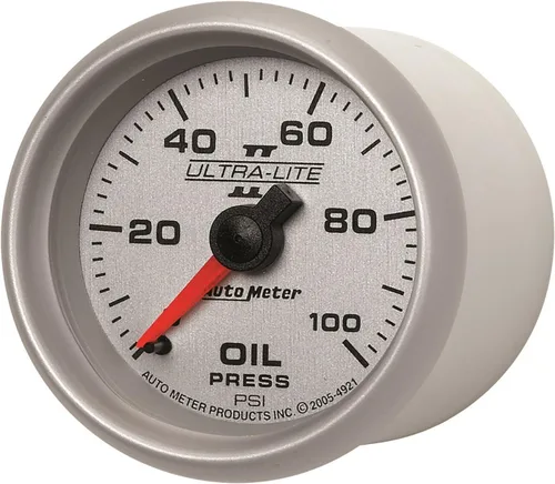 Miniatura 6 de Auto Meter 4921 Ultra-Lite II Manómetro de aceite 2.3125 pulgadas