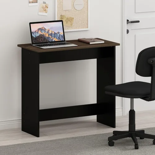 Miniatura 27 de Furinno Go Green Home - Escritorio para computadora portátil con 2 cajones, nogal oscuro
