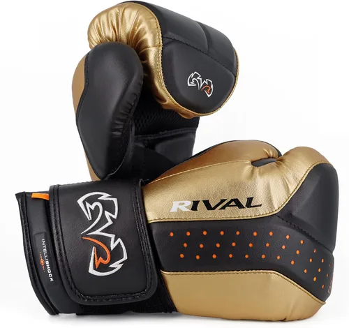 Miniatura 6 de RIVAL Boxing RB10 Intelli-Shock - Guantes para bolsa, cierre de gancho y bucle, ajuste ergonómico, 1.25 pulgadas de espuma de celda cerrada para uso